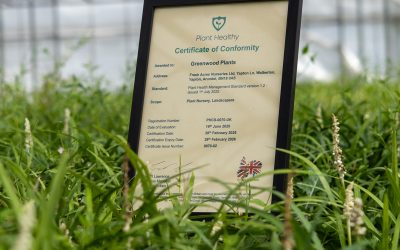Greenwood Re-certified for Plant Healthy Certification